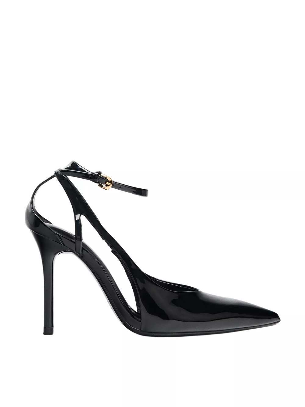 ZARA Patent Finish Slingback Heels